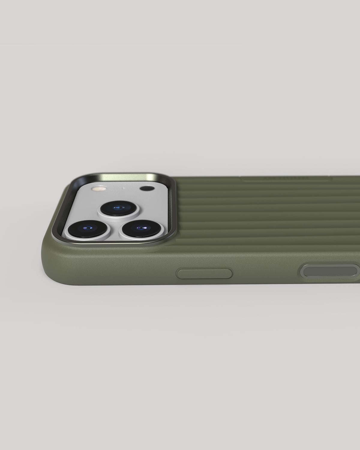 Bold Case - iPhone 17 Pro - Linen Beige & Olive Green