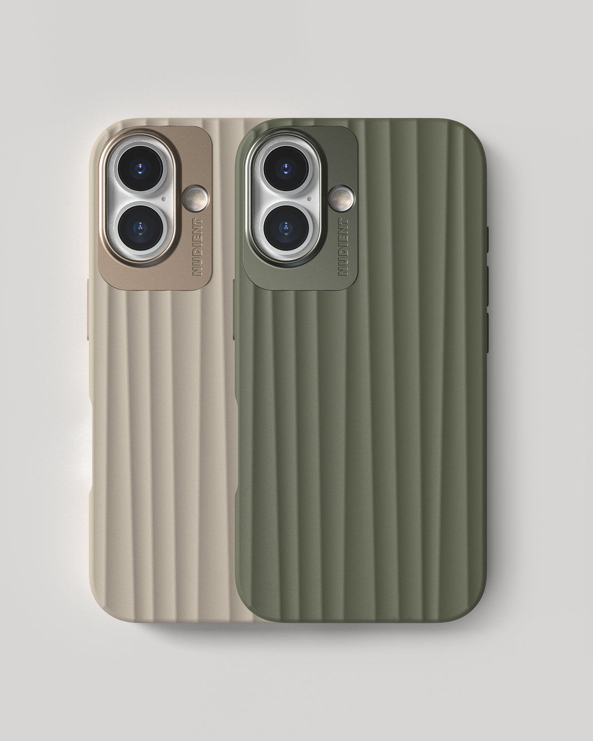 Bold Case - iPhone 16 - Linen Beige & Olive Green