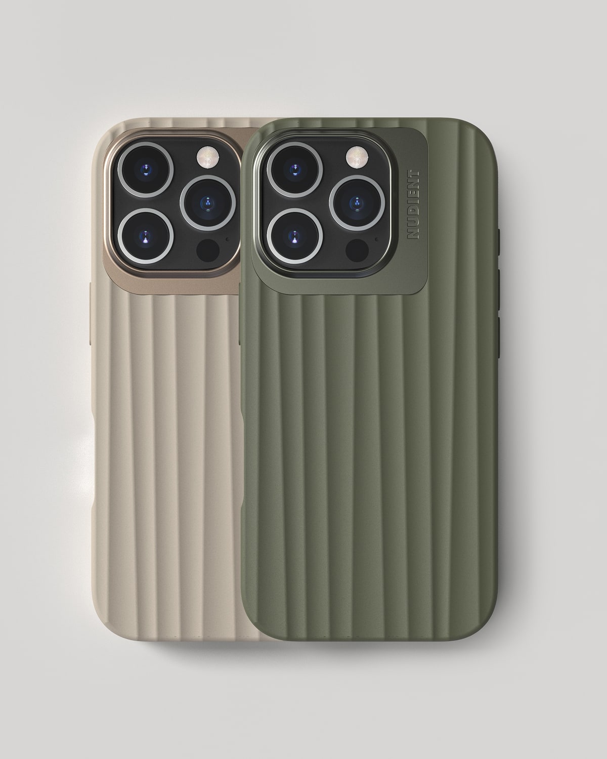 Bold Case - iPhone 16 Pro - Linen Beige & Olive Green